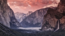 An evening at Yosemite 