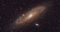 An image of Andromeda I took from Vilnius Lithuania on th July h m total exposure time