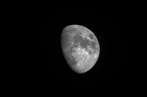 An iPhone picture of the Moon