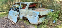 An old car rotting away in Smland Sweden If anyone knows what make this is please comment