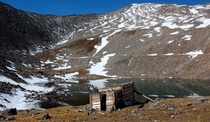 An Old Miners Shack at Upper Crystal Lake CO 