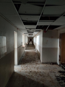An old psychiatric bulding left to rot