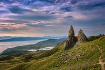 Ancient Pinnacles Tote Scotland UK By Pete Rowbottom Wigan UK 