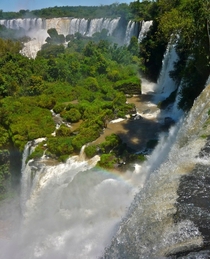 And after all its a waterfall wall Iguazu Argentina 