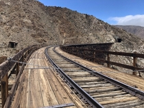 Another picture of a abandoned bridge in Southern California very long hike through large tunnels and over long bridges very worth it