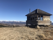 Another shot of the abandoned Fire lookout South of Jackson WY 