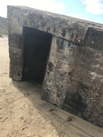 Another shot of the bunker at Cayton Bay