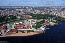 Another star fort - Peter and Paul Fortress Saint Petersburg Russia 
