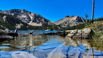 Another view of Imogene Lake central Idaho 