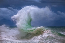 Another wave I photographed during a storm  x