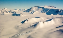 Antarcticas CTAM Central Transantarctic Mountains taken during my Basler flight back from the South Pole full album in comments 