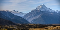 Aoraki Mt Cook as seen from the South NZ 