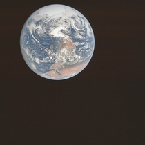 Apollo  Blue Marble original image - the iconic photo was flipped upside down