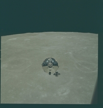 Apollo  Command Module Rendezvous Lunar Orbit May nd   x-post rHI_Res
