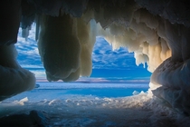 Apostle Islands Ice Cave by Jerry Mercier x