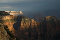 Approaching Thunderstorm Grand Canyon North Rim Grand Canyon National Park Arizona USA 