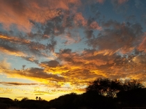 Arizona sunset about a year ago