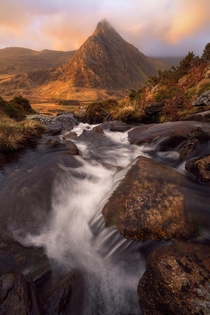As the sun rises we have a chance at life again live it Took this at Tryfan Snowdonia Wales 