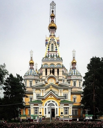 Ascension Cathedral - circa  designed by Andrey Zenkov - Almaty Kazakhstan