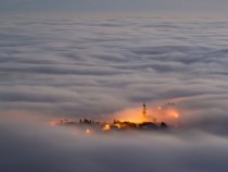 Asiago plateau Italy shrouded in a thick fog Photo by Vittorio Poli 