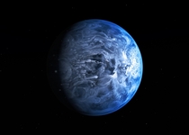 Astronomers for the first time have determined the true color of a planet orbiting another star This planet known as HD b would be a deep azure blue reminiscent of Earth 