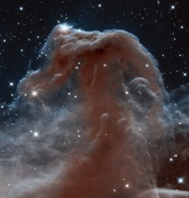 Astronomers have used NASAs Hubble Space Telescope to photograph the iconic Horsehead Nebula in a new infrared light The nebula is part of the Orion Molecular Cloud located about  light-years away in the constellation Orion 