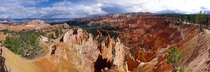 At the ridge of the immense Bryce Canyon Utah  larger in comments