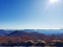 At the top of Brasstown Bald The highest point in Georgia Fall early November 