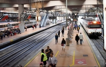 Atocha train station Madrid Spain