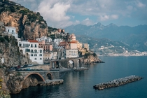Atrani on the Amalfi Coast in Italy 