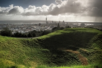Auckland City from one of its many volcanic cones 