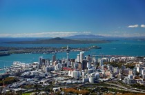 Auckland New Zealand and Rangitoto Island 