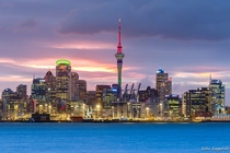 Auckland Skyline from Davenport  by Loc Lagarde - crossposted from rNZPhotos