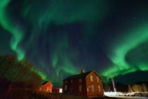 Aurora borealis In senja Norway