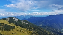 Austrian Alps as seem from Bavaria 