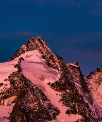 Austrias highest mountain the Groglockner during sunrise - will never forget this light 