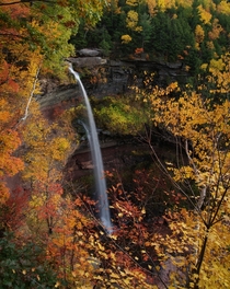 Autumn at Kaaterskill Falls Upstate New York 