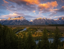 Autumn Morning in the Tetons WY USA  theurbanvoyager