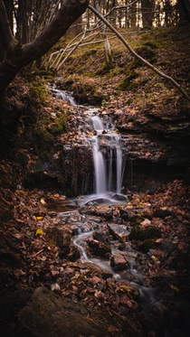 Autumnal stream in the Peak District UK 