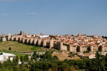 Avila Spain and its famous city walls 