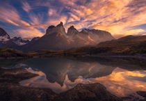 Awakening Torres Sunrise at Torres del Paine Patagonia Chile  Photo by Artur Stanisz