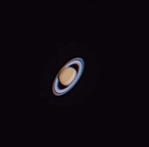 Awesome view of  billion year old Saturn through an amateur telescope captured by Vanessa Angelina