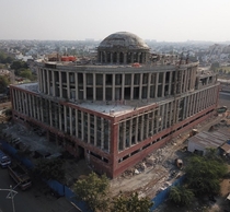 Babasaheb Ambedkar Convention Centre under construction in Nagpur India