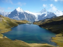 Bachalpsee Lake Swiss Alps in   OC