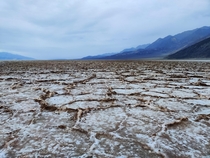Badwater basin at Death Valley this place is  feet below sea level 