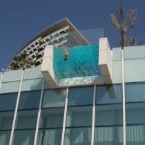 Balcony pool in Dubai