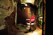 Barber Chair at Eastern State Penitentiary Pennsylvania 