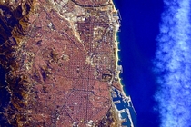 Barcelona as seen from the ISS x-post from rspace 