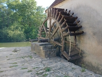 Bark mill rotting in front of everyones eyes in Moret-sur-Loing France