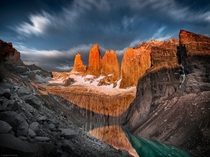 Base of the Towers Torres del Paine National Park Chile  by Ignacio Palacios